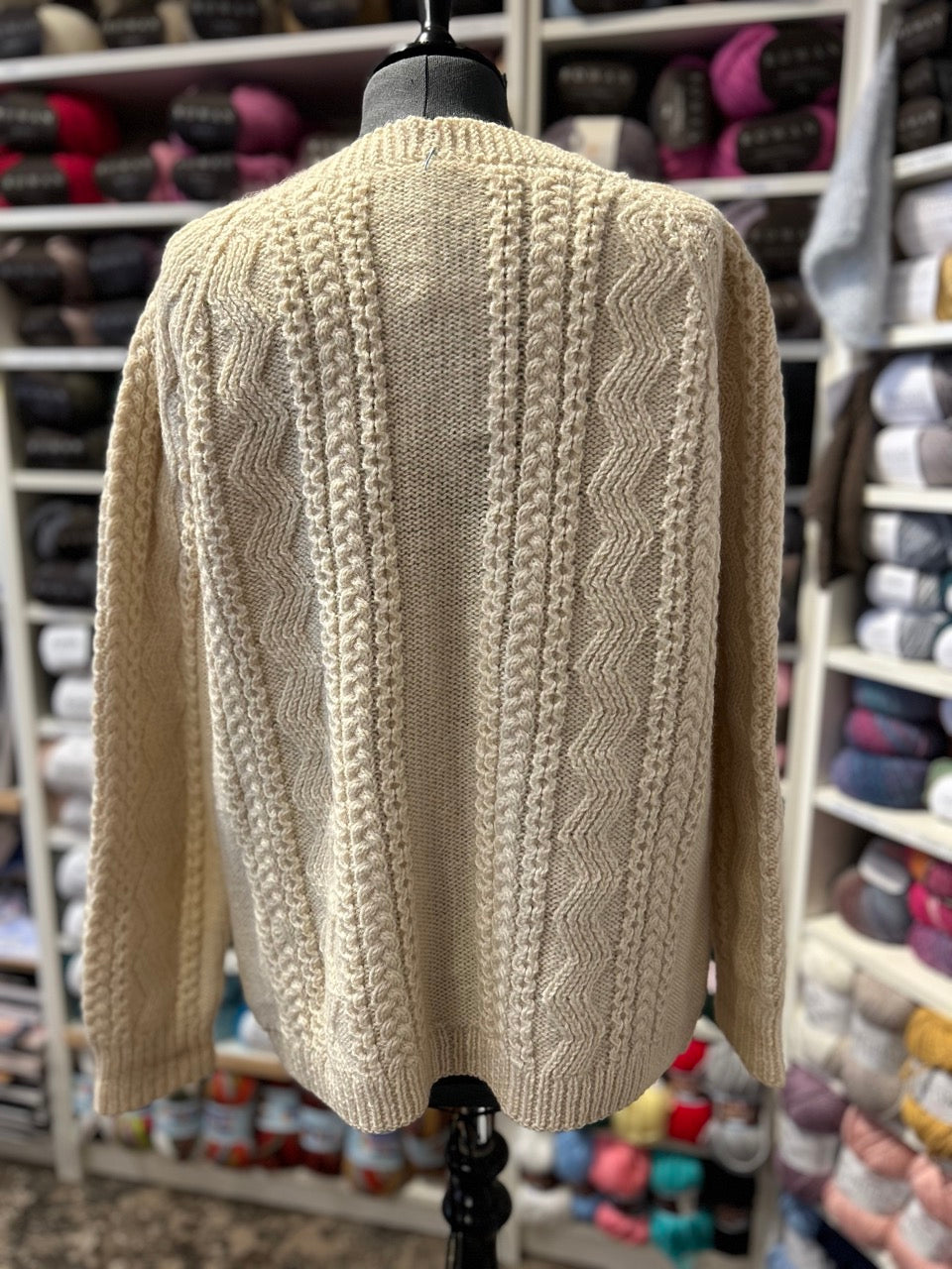 Pre-Loved Aran Cardigan 0926