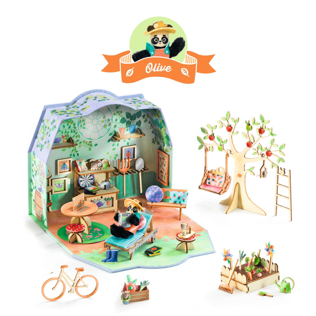 Djeco Mi House DIY Dollshouse