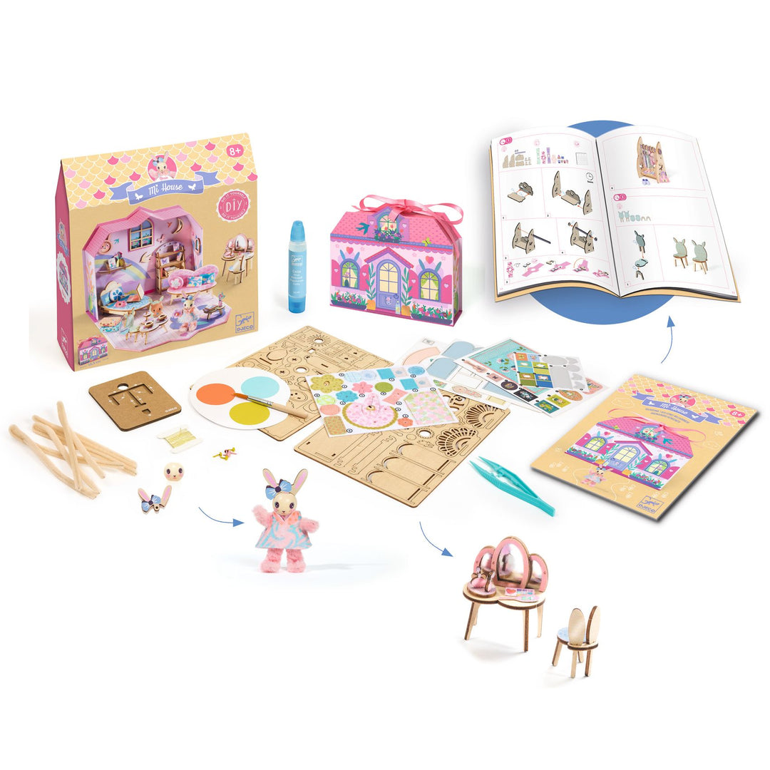 Djeco Mi House DIY Dollshouse