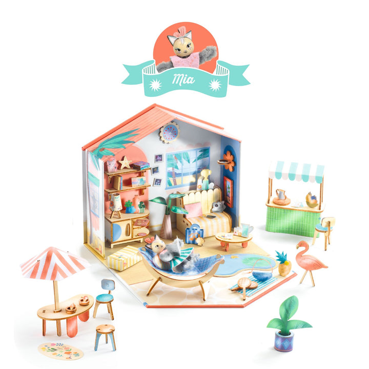 Djeco Mi House DIY Dollshouse