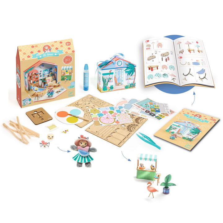 Djeco Mi House DIY Dollshouse