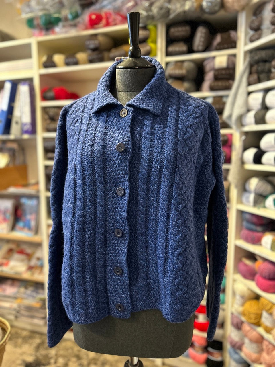 Pre-Loved Aran Cardigan 3026