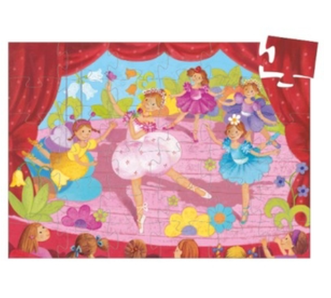 Djeco Puzzle Ballerina with a Flower