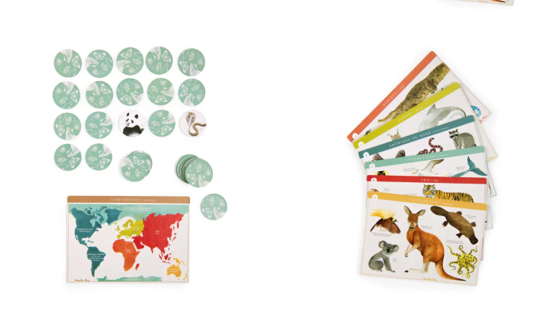 Moulin Roty Loto Animals of the World - Tout autour du monde