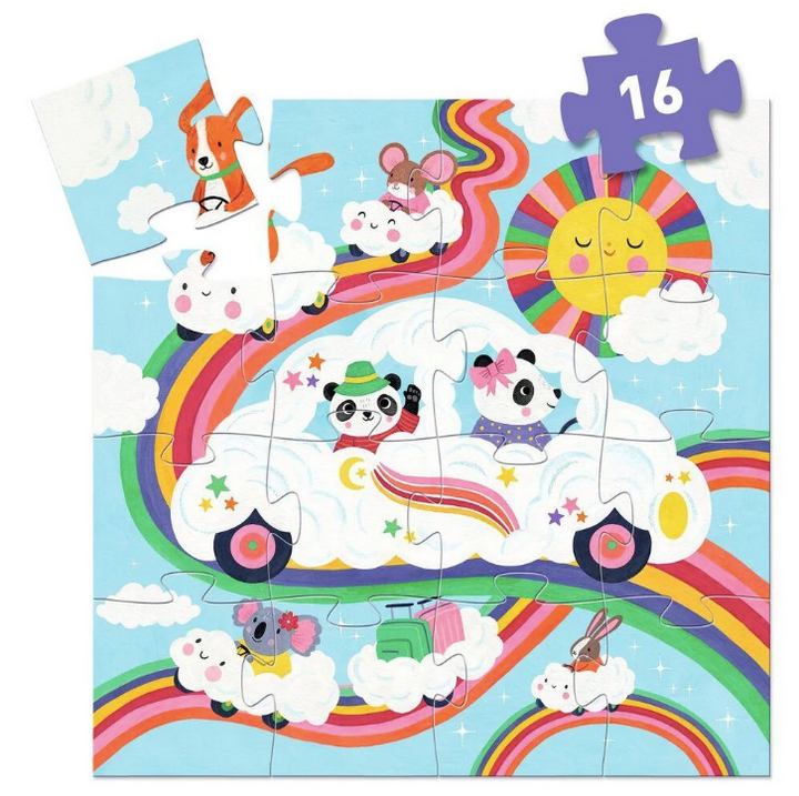 Djeco Cloud Car Puzzle
