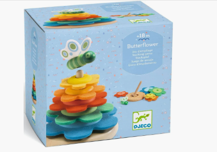 Djeco Butterflower Stacking Rings