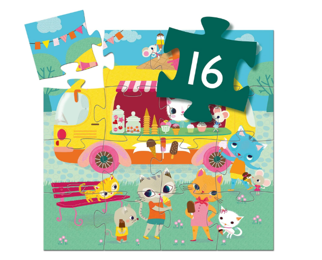 Djeco Ice Cream Truck Puzzle