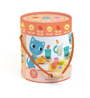 Djeco Kitten Snack Tea Set
