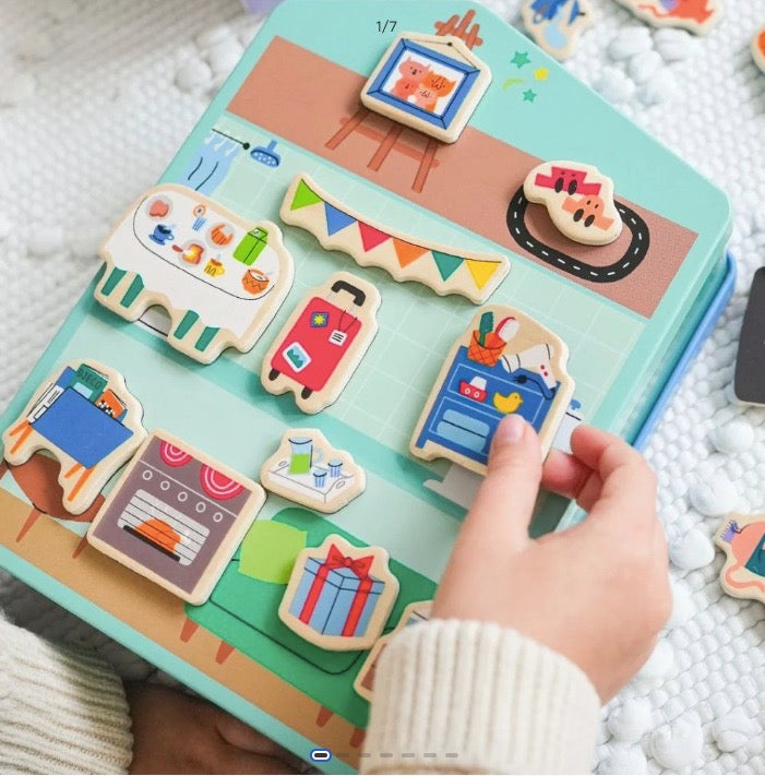 Djeco Inzehouse Wooden Magnetic Game