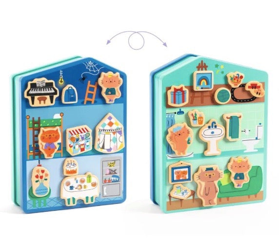 Djeco Inzehouse Wooden Magnetic Game